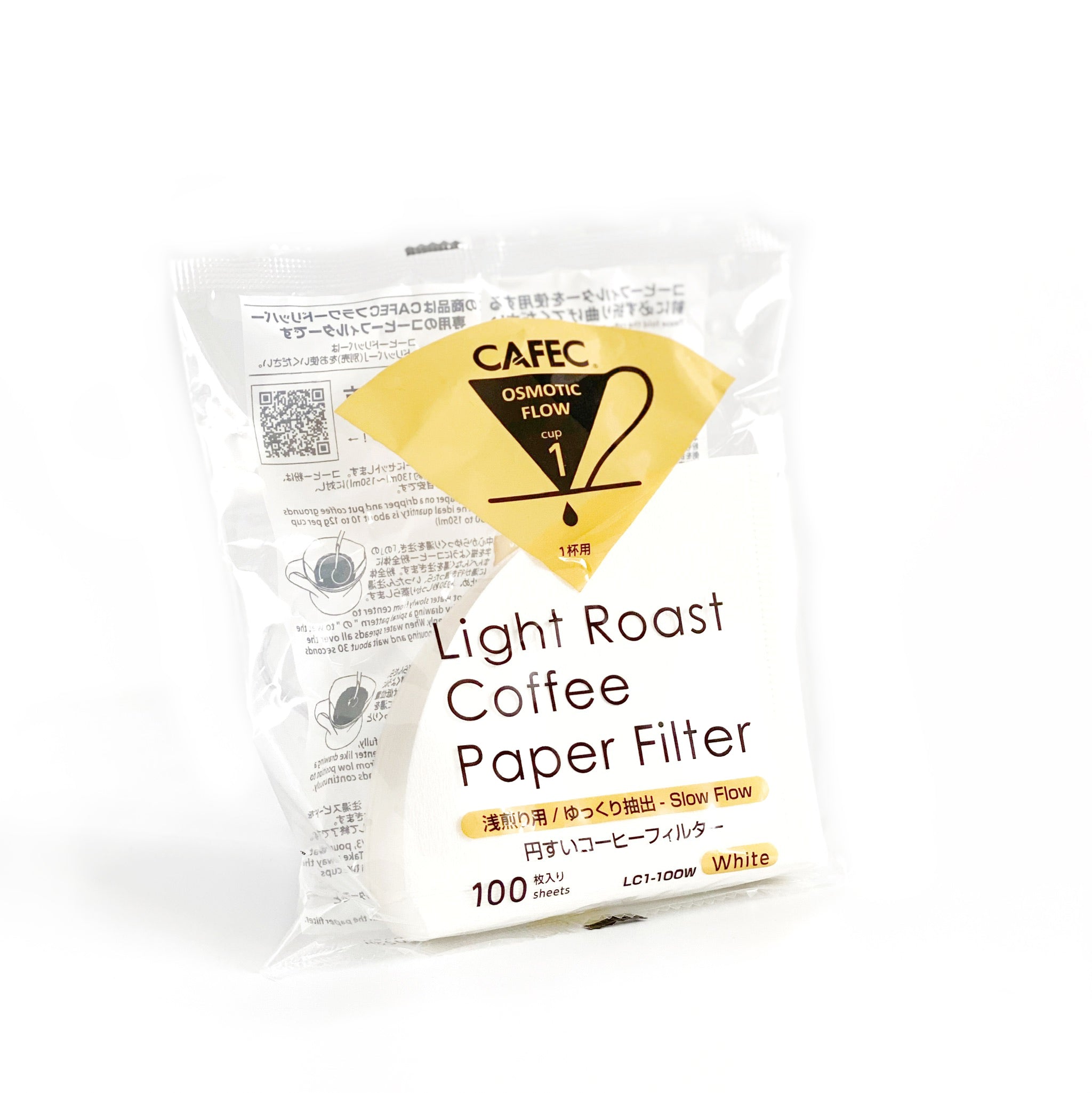 Cafec Light Roast Paper Filter (TH-1/T-92)
