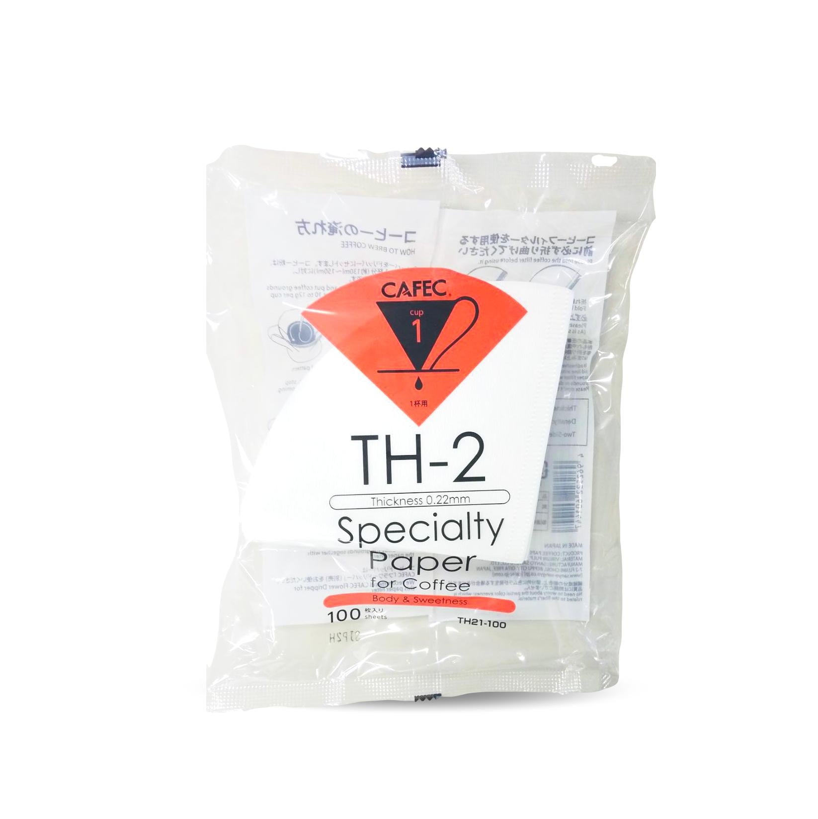 Cafec Dark Roast Paper Filter (TH-2/T-83)